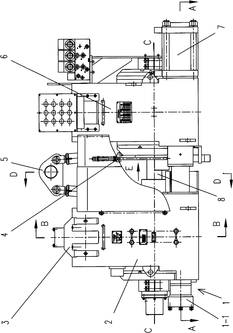 Steel rail flash welding machine