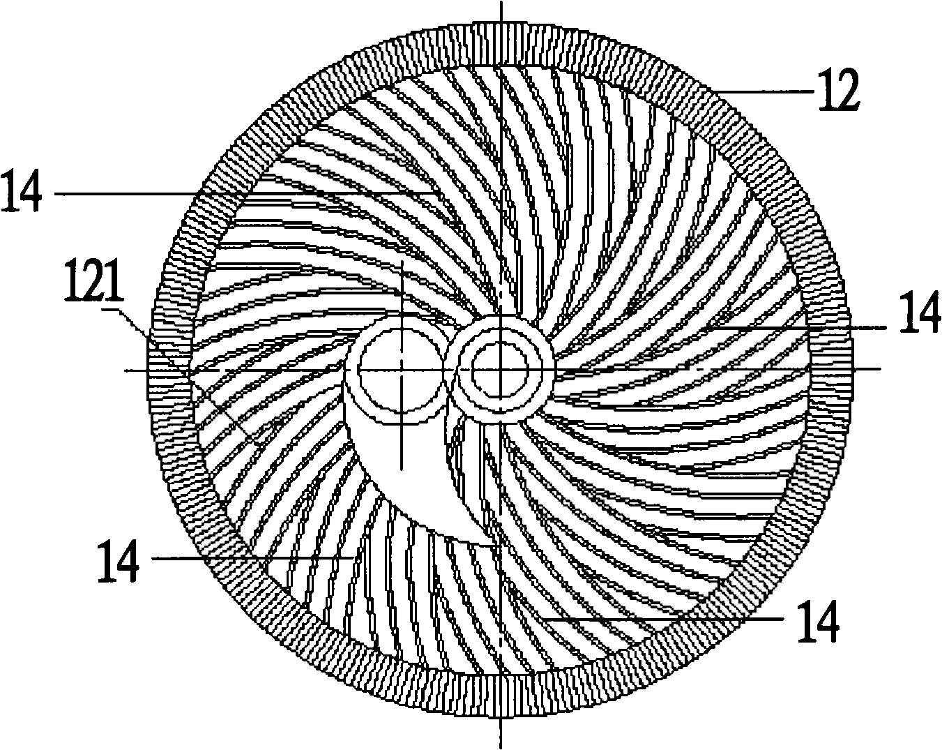 Grinding disc of high-voltage panel type grinding equipment