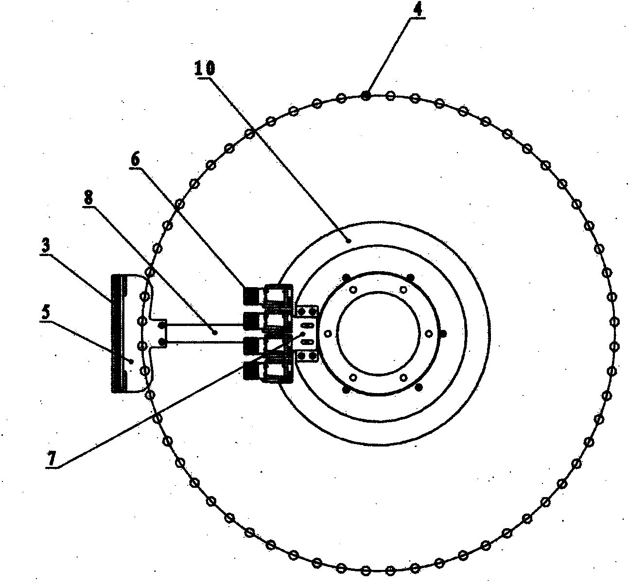 Image synchronous following acquisition device of ampoule bottle light inspection device adopting backlight