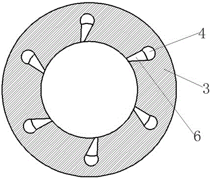 Self-adjustment jet type comb tooth vapor sealing structure for turbomachine