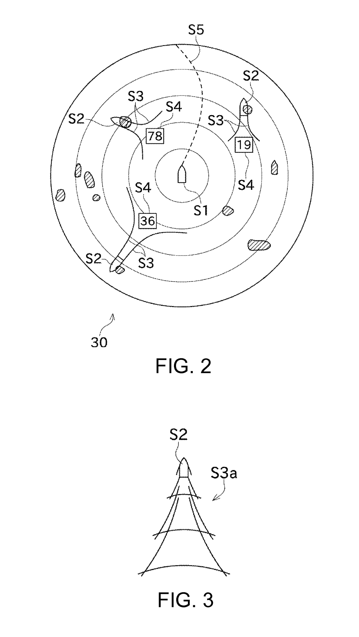 Method and device for displaying ship vicinity information