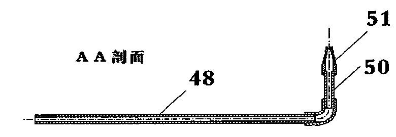 Tower type solar energy-wind energy seawater vaporization water production apparatus