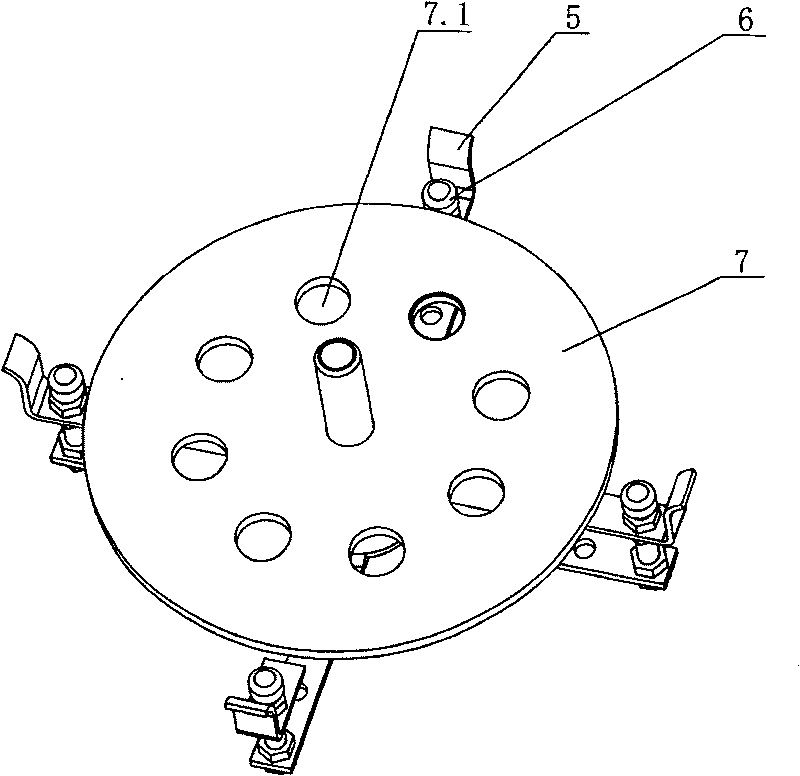 Cushion separation facility for mud blank