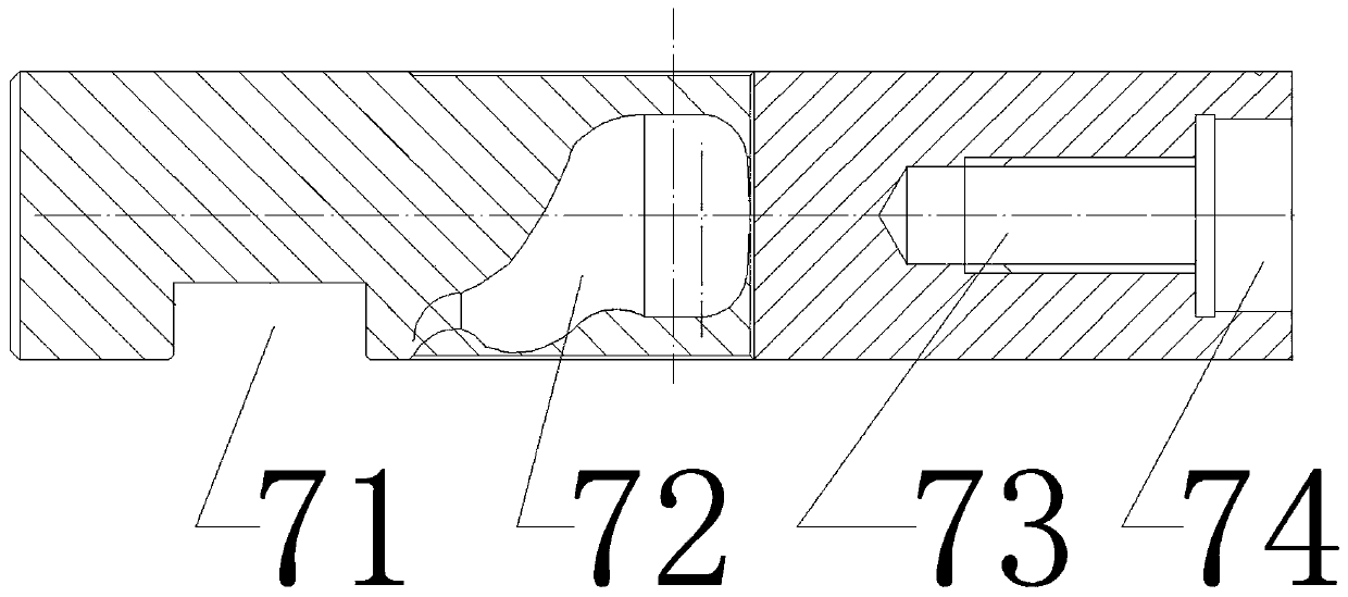 A composite fixture for processing the inner ring of a synchronizer gear ring