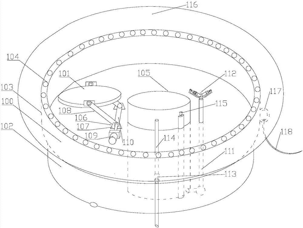 Device and method used for offshore fertilization and pesticide application through unmanned ship and drone