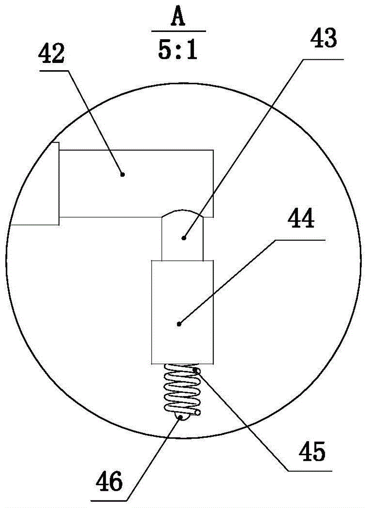 A wall flatness detection device