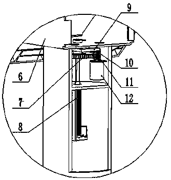 Intelligent solar energy receiving device for driving safety induction system in fog area