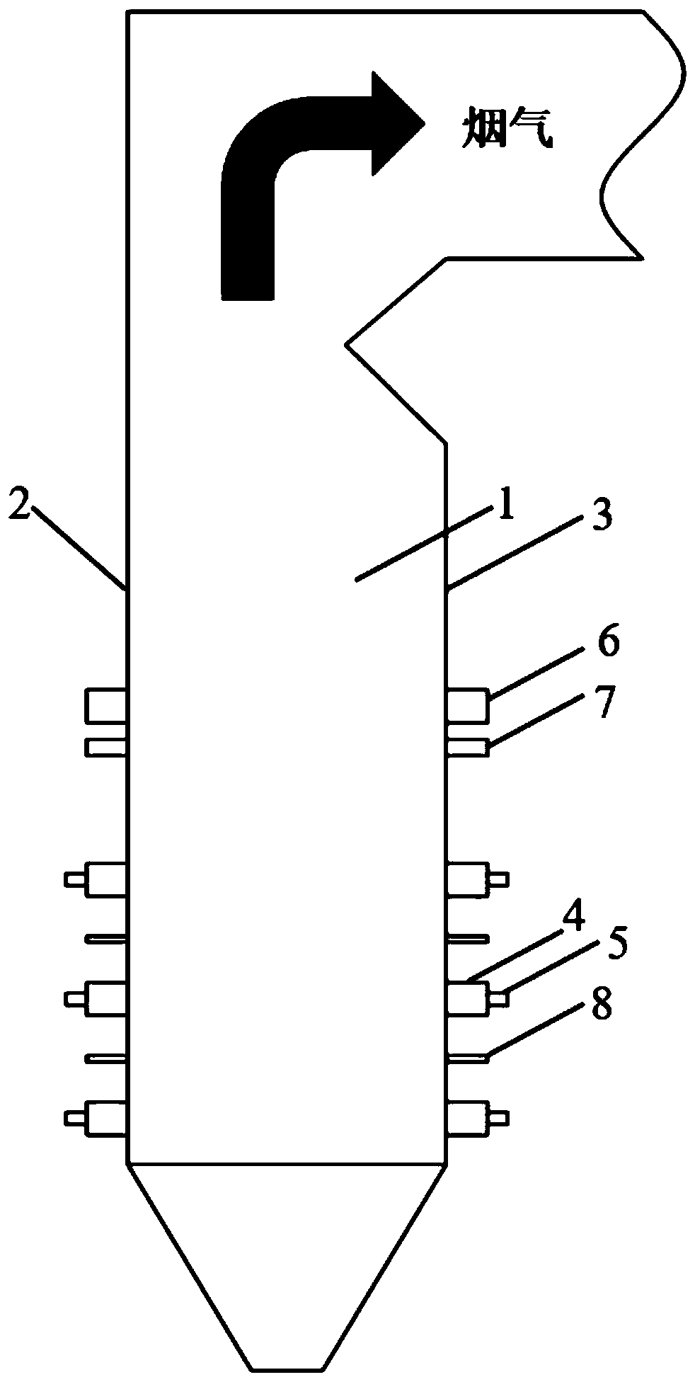 Wall-type combustion boiler mixed coal blending combustion optimization method