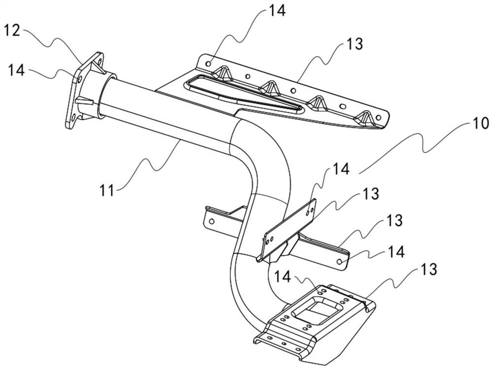 Step tubular beam welding fixture