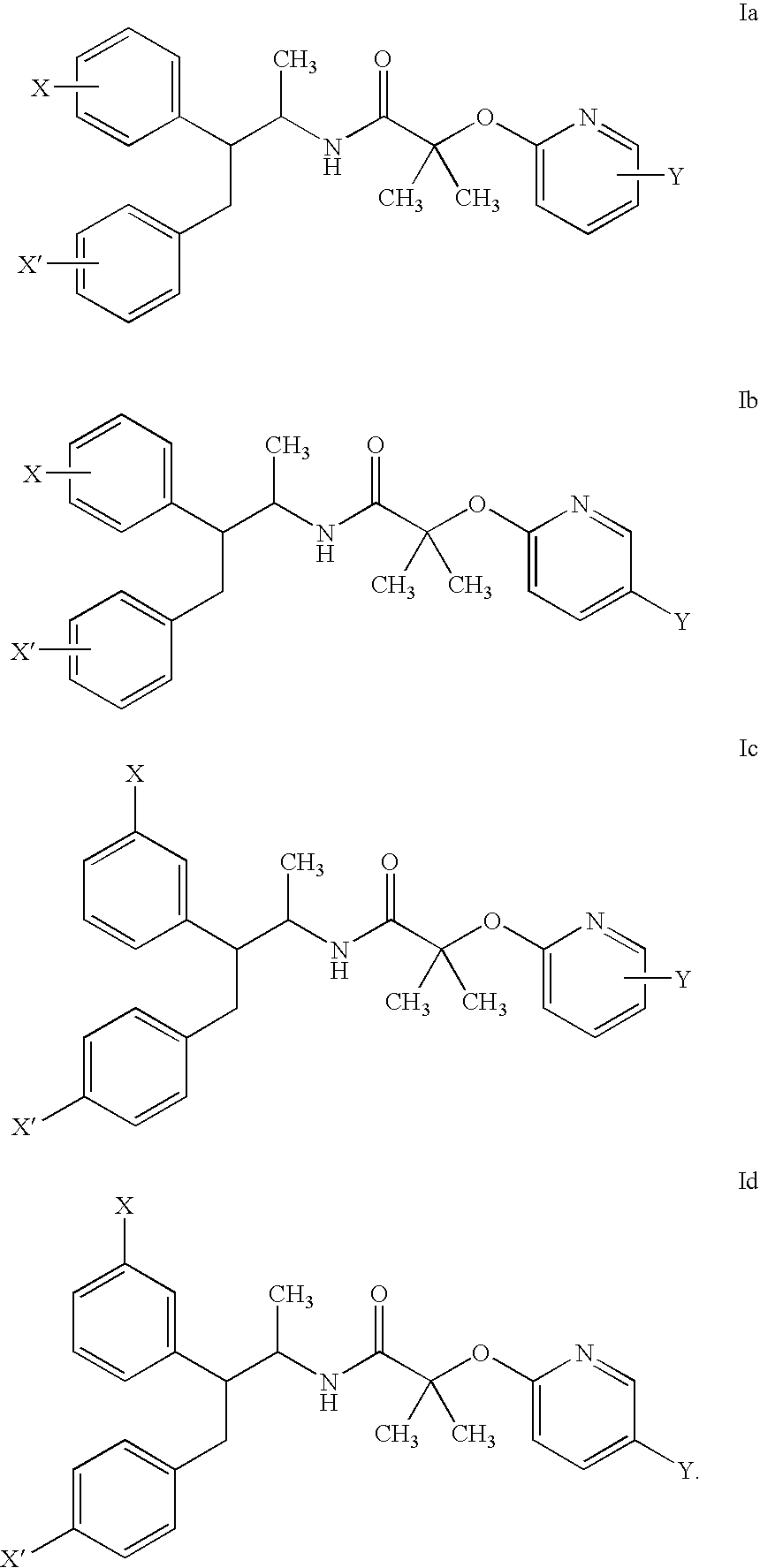 Substituted 2-methyl-2-phenoxy-n-propyl-propionamides as cannabinoid receptor antagonists/inverse agonists useful for treating obesity