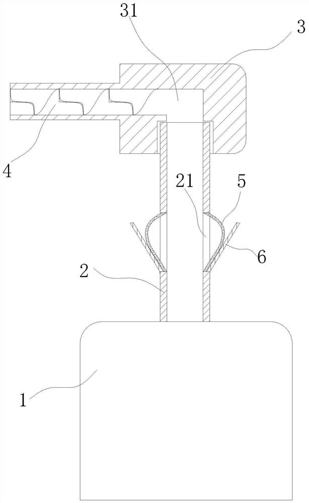 Anti-liquid-dropping pressing bottle