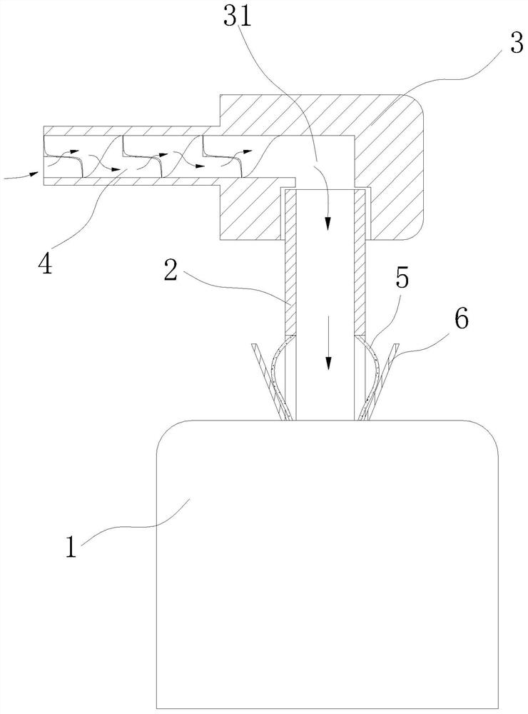 Anti-liquid-dropping pressing bottle