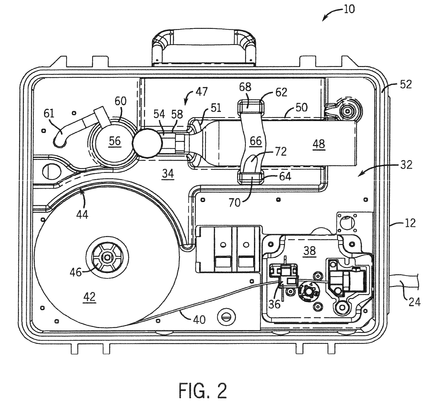 Gas bottle for welding-type devices