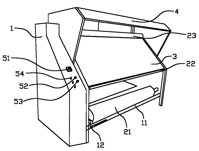 Cloth inspecting machine