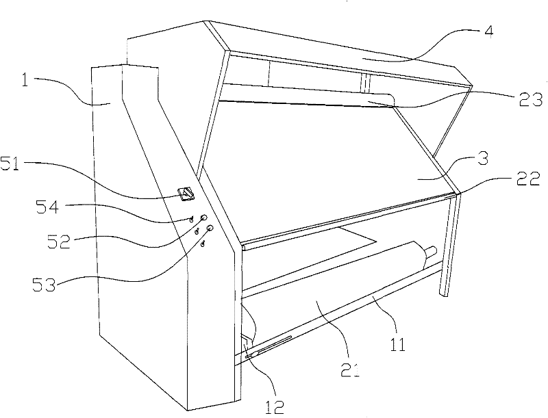 Cloth inspecting machine