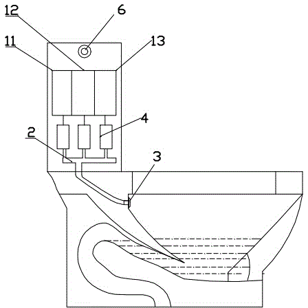 Method for detecting biochemical indexes of excrement in toilet and detection equipment using same