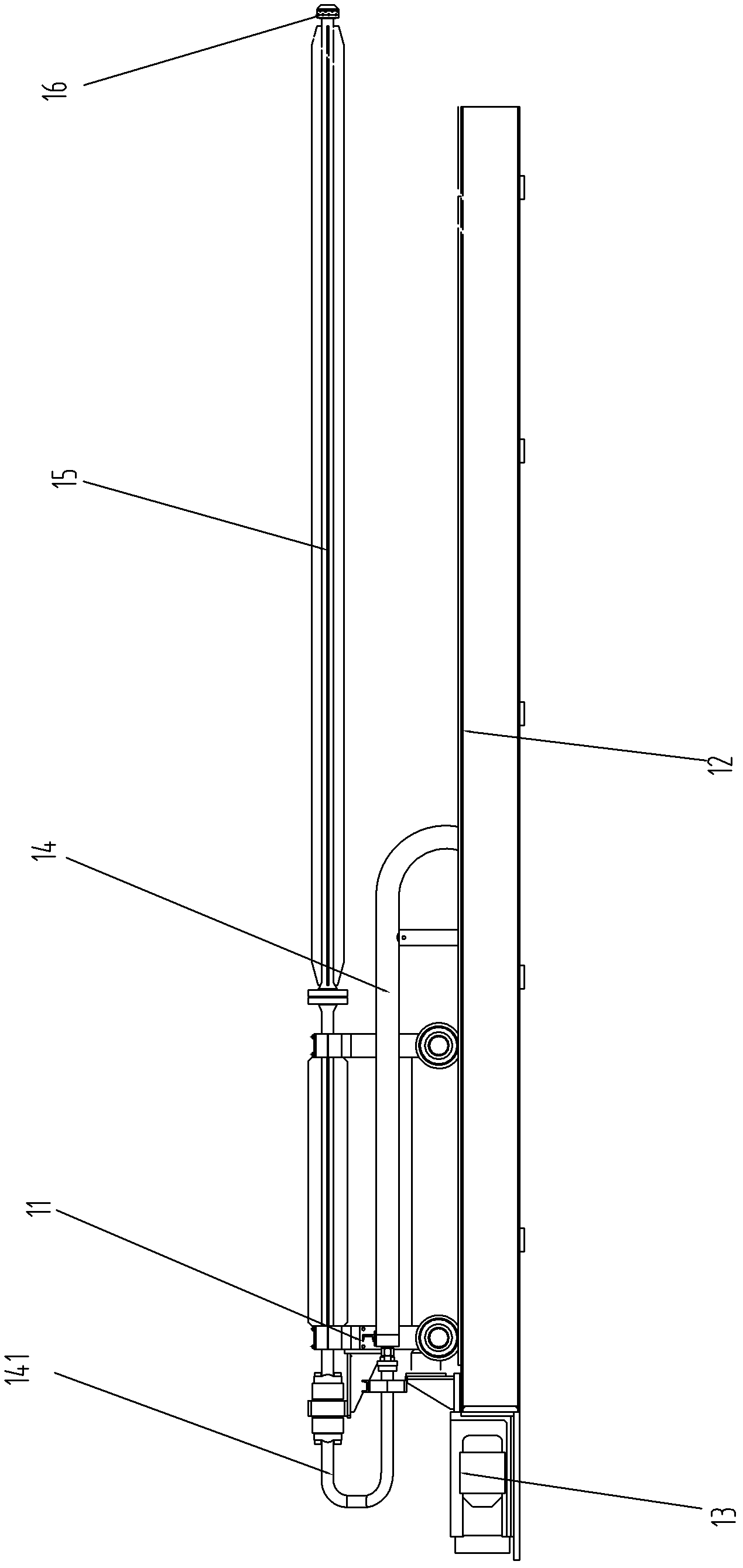 High pressure water descaling equipment