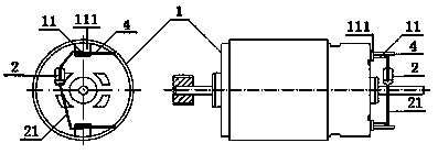 Economical and practical micro DC air pump motor for automobile