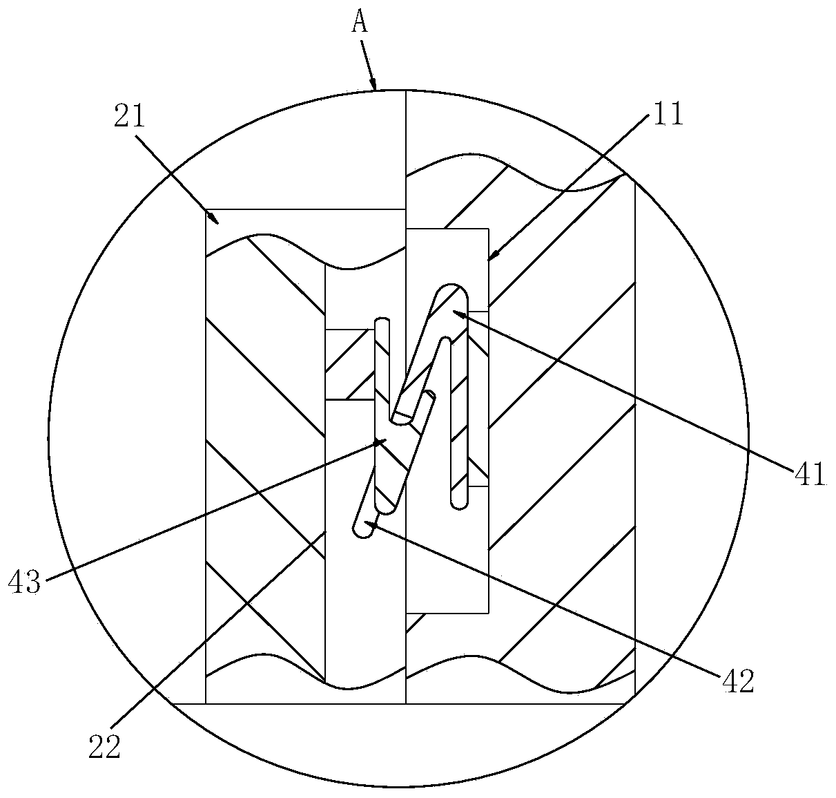 Reinforced aluminum alloy floor wire duct