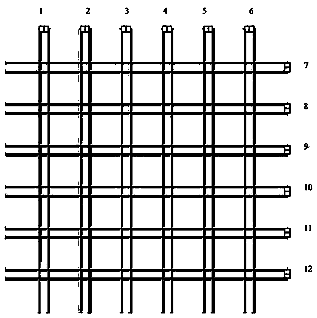 A kind of axial force group regulation method of steel support structure