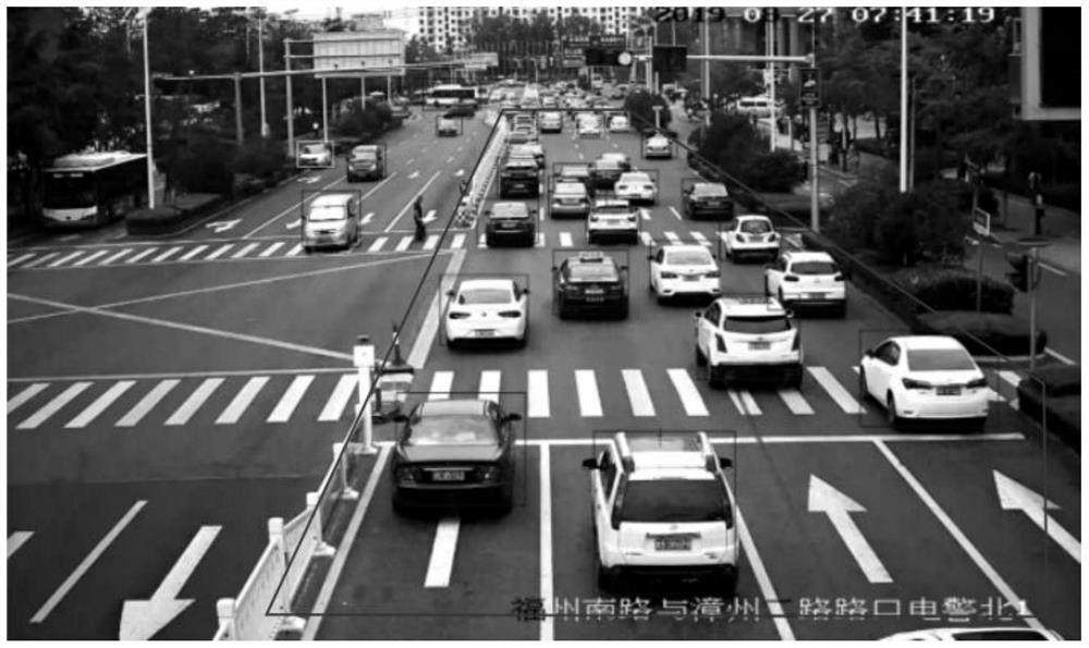 A silent low-point video surveillance traffic jam event detection method