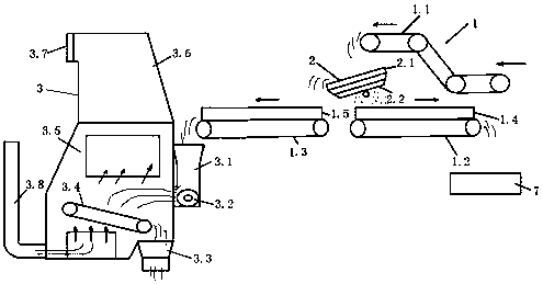 Threshed and redried finished cigarette impurity detection device and method