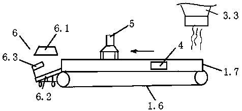 Threshed and redried finished cigarette impurity detection device and method