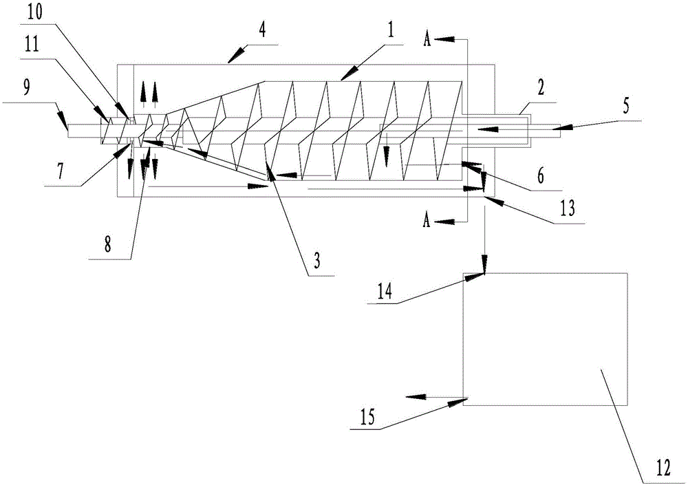 A yellow phosphorus sewage treatment method and device thereof