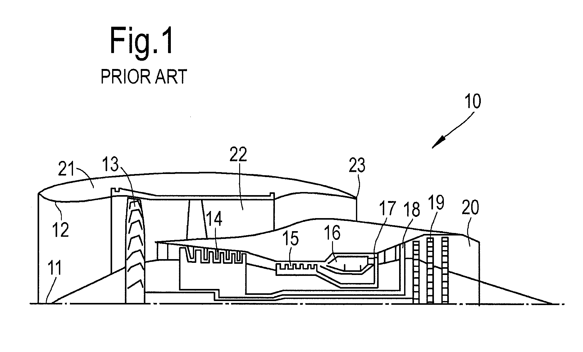 Axial flow machine cooling system