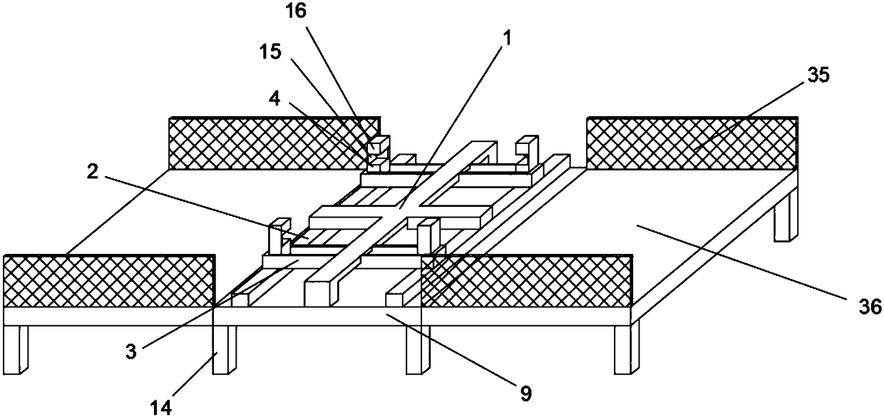 Glass plate four corner dust-free drilling automatic transfer device