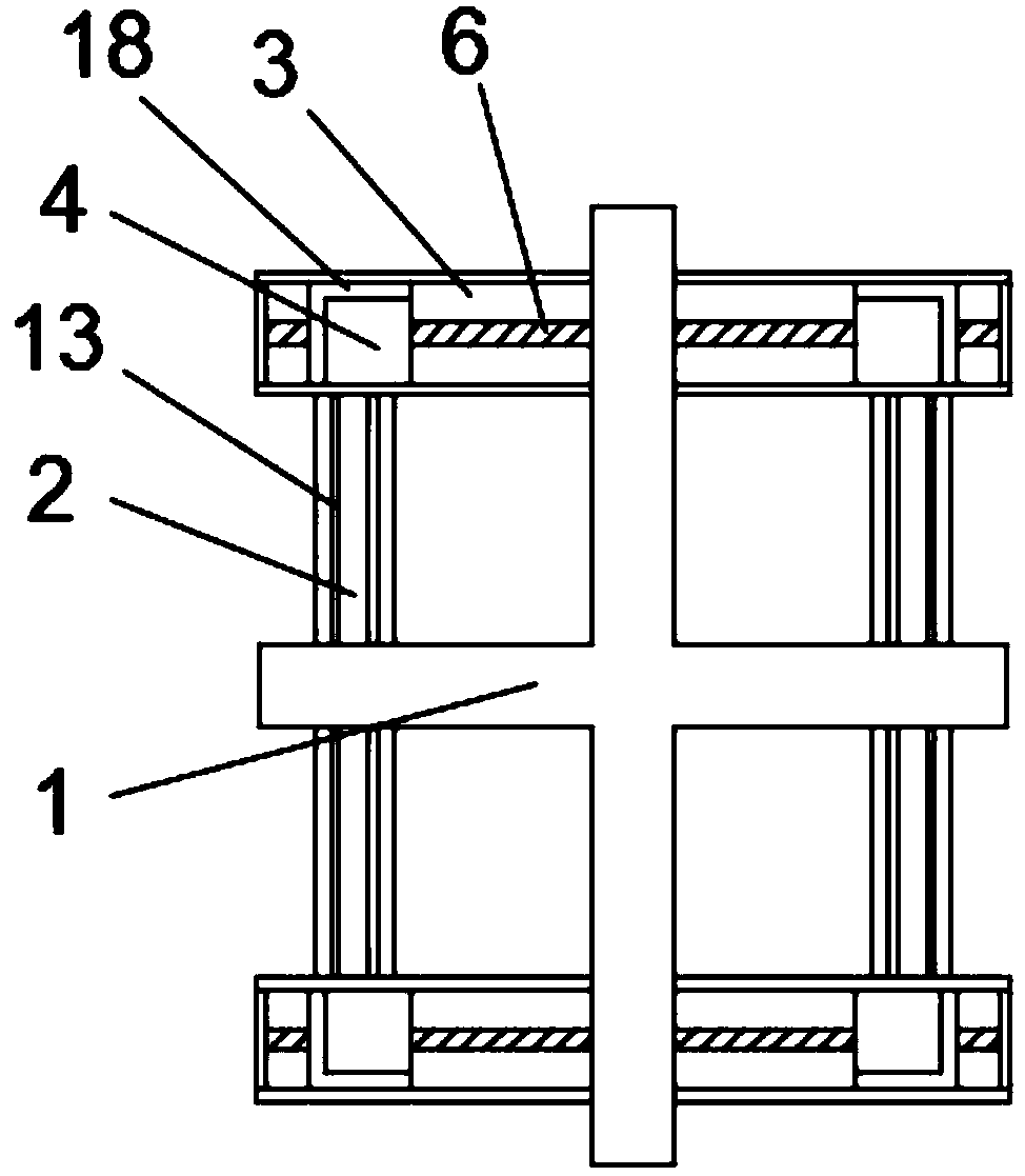 Glass plate four corner dust-free drilling automatic transfer device