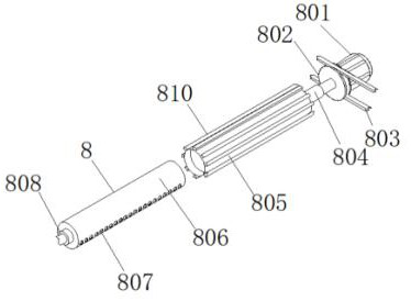 Disinfection device for production of food packaging bags