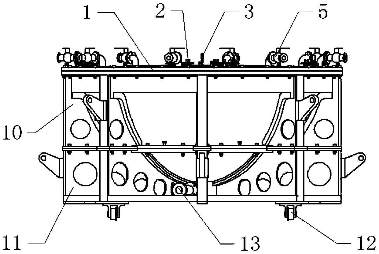 Hood heat shield forming tool for returnable spacecraft