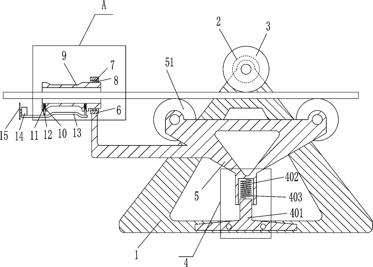 Spliced wood board grooving machine