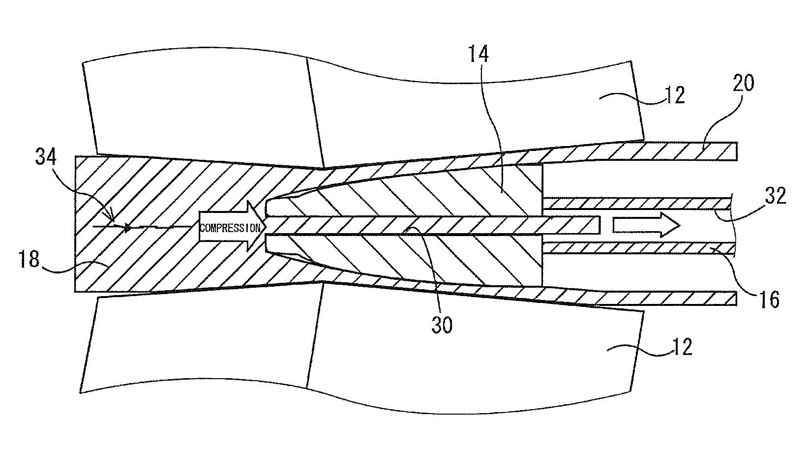 Piercing apparatus, plug used for piercing apparatus, and method for producing seamless steel pipe