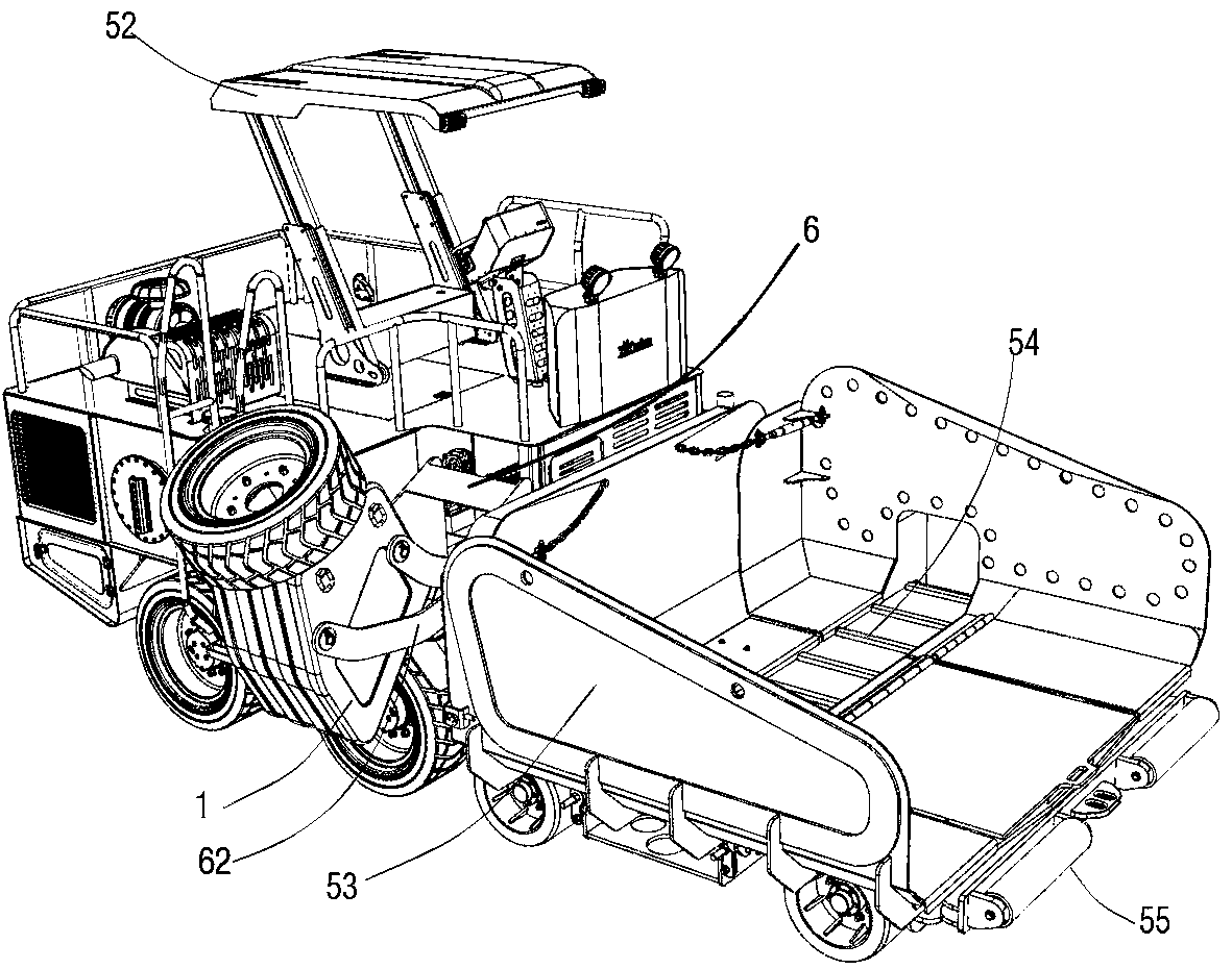 Counterweight device and engineering vehicle provided with counterweight device