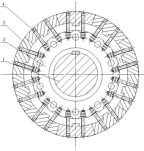 Detachable roller of high pressure roller mill