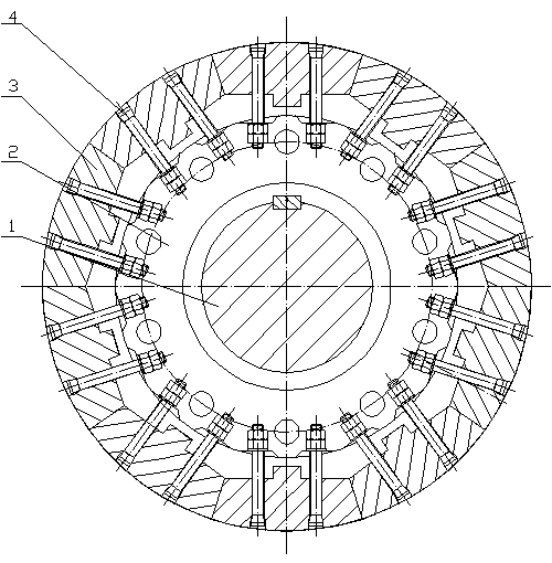 Detachable roller of high pressure roller mill