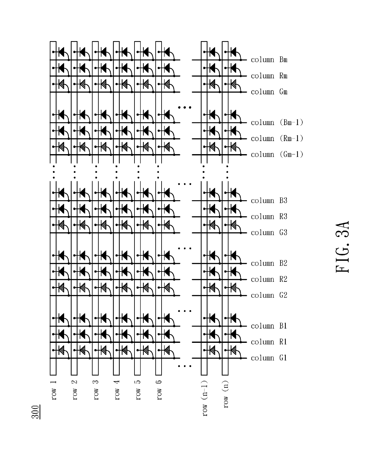 Data driver of a microLED display