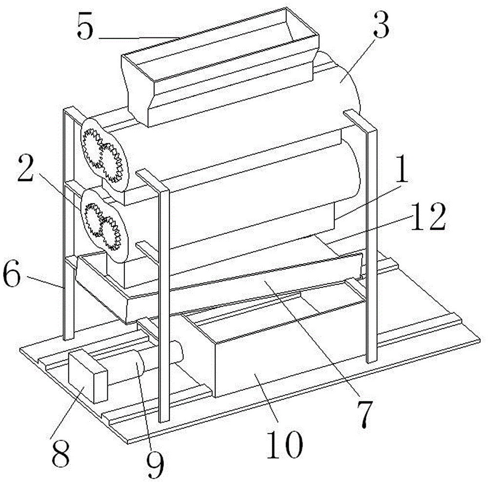 Building waste crushing apparatus