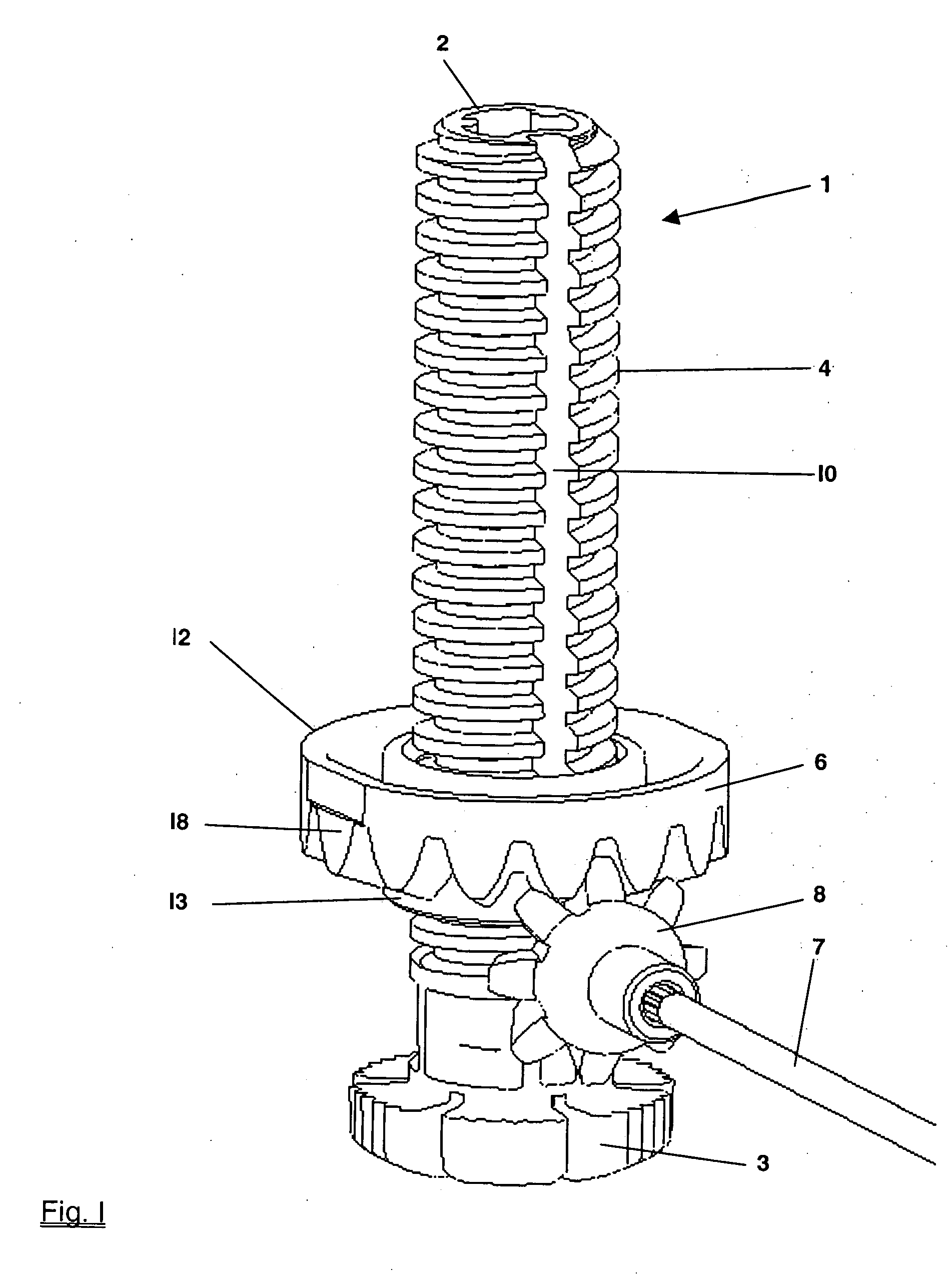 Adjustable screw foot for appliances