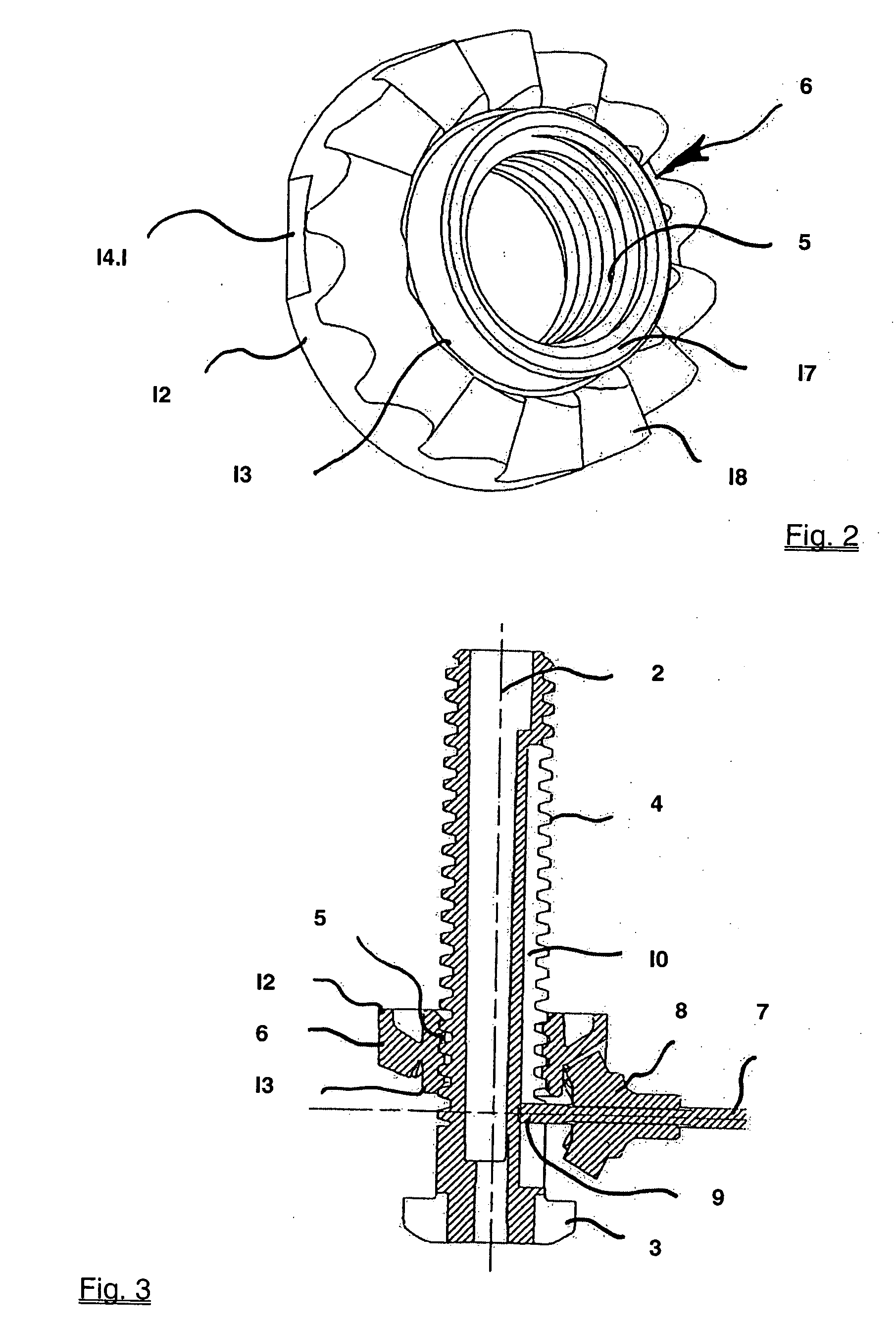 Adjustable screw foot for appliances