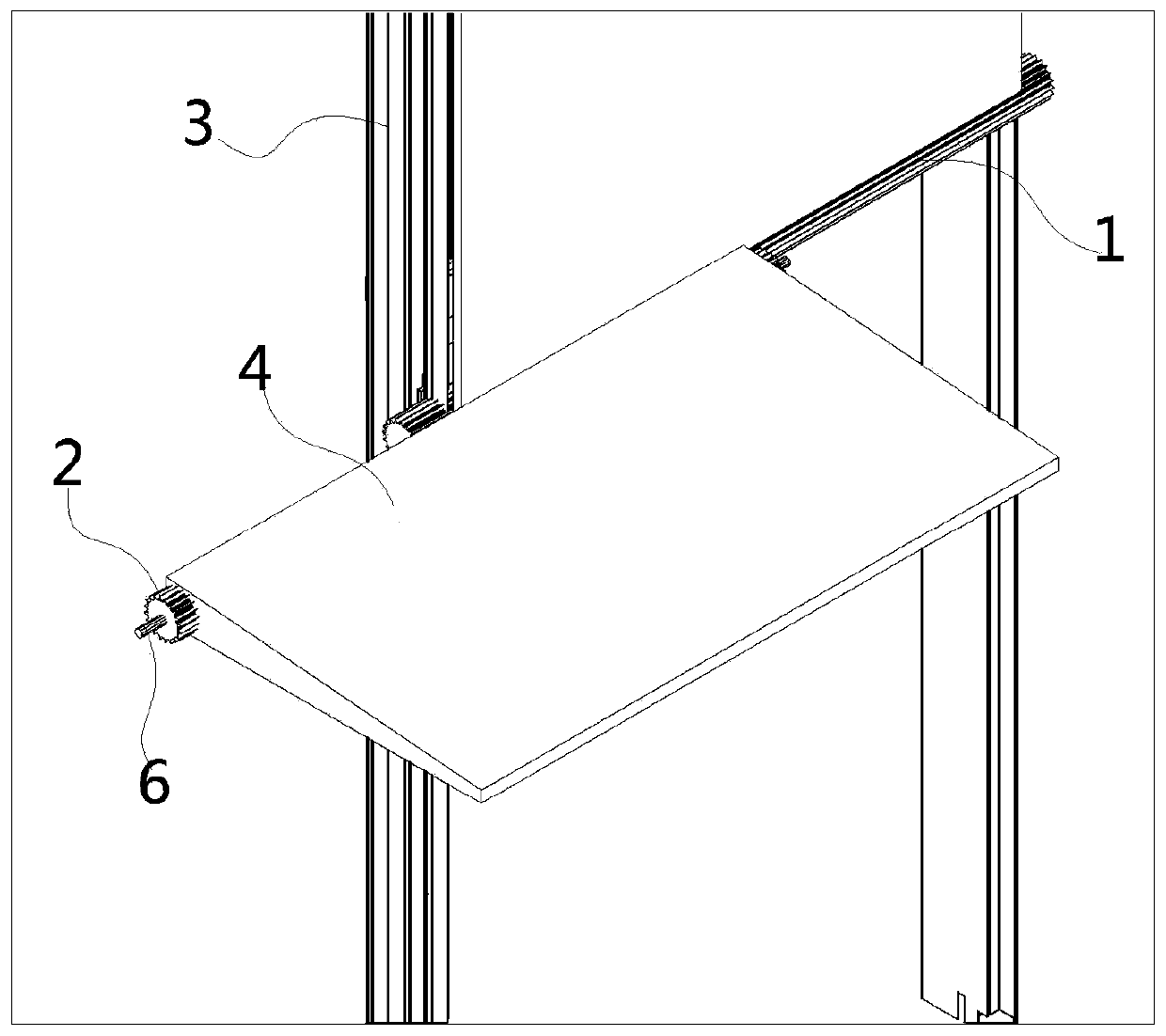 A curtain wall decorative strip structure and its installation process