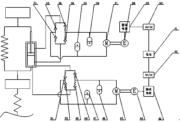 A hybrid electromagnetic suspension capable of realizing self-power supply and a control method thereof