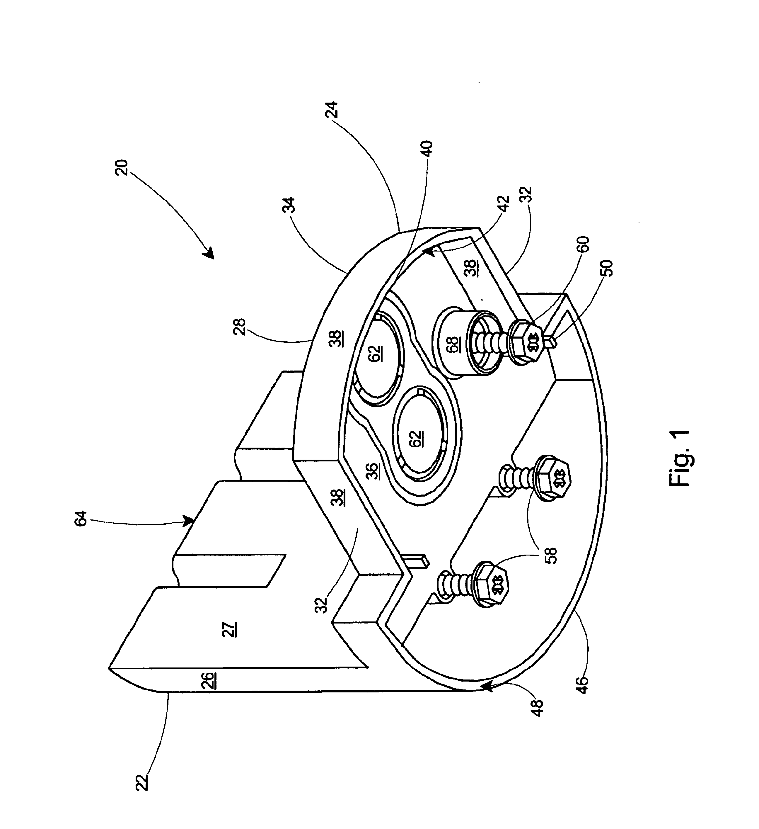 Prepackaged mounting assembly