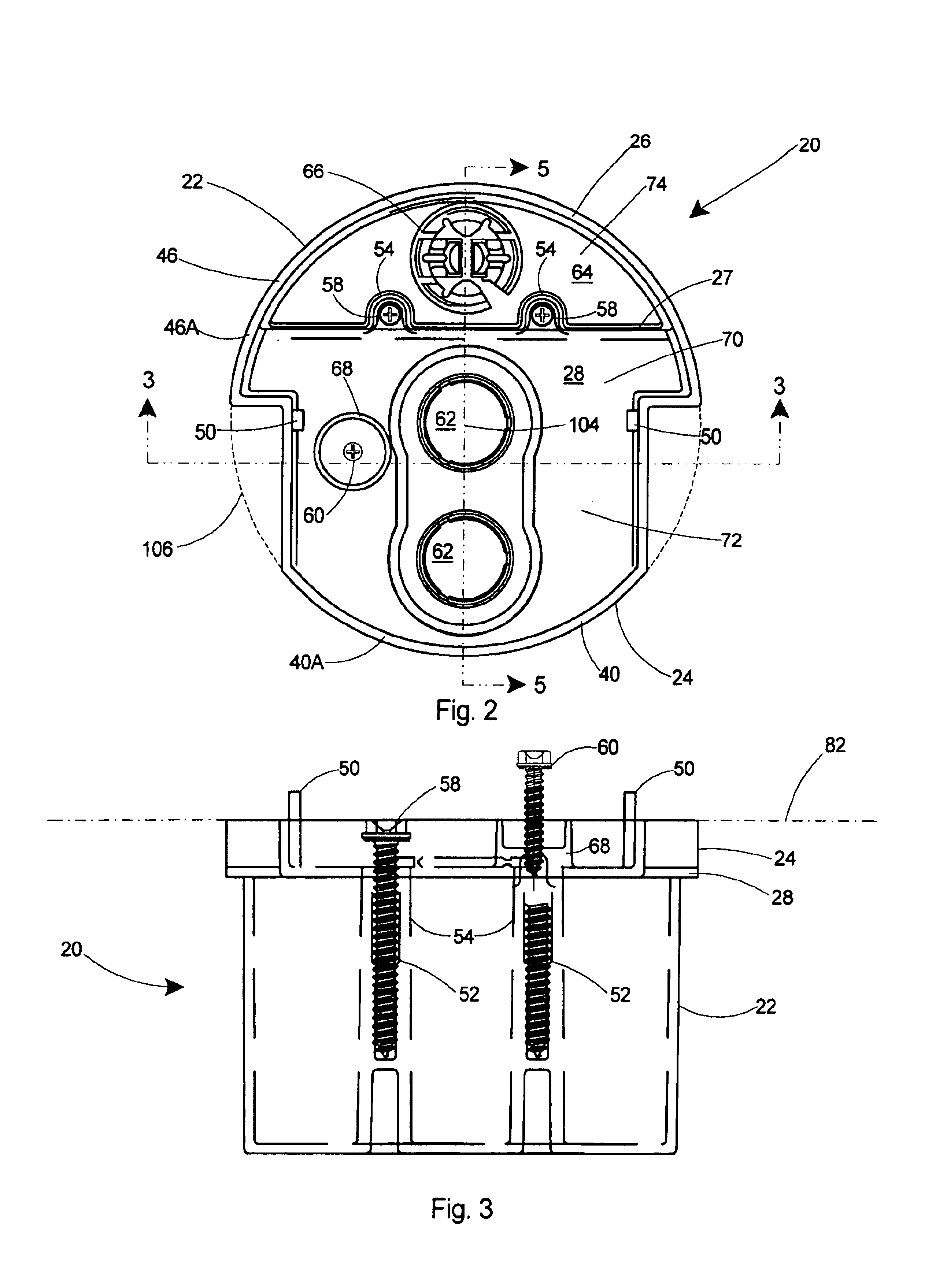 Prepackaged mounting assembly