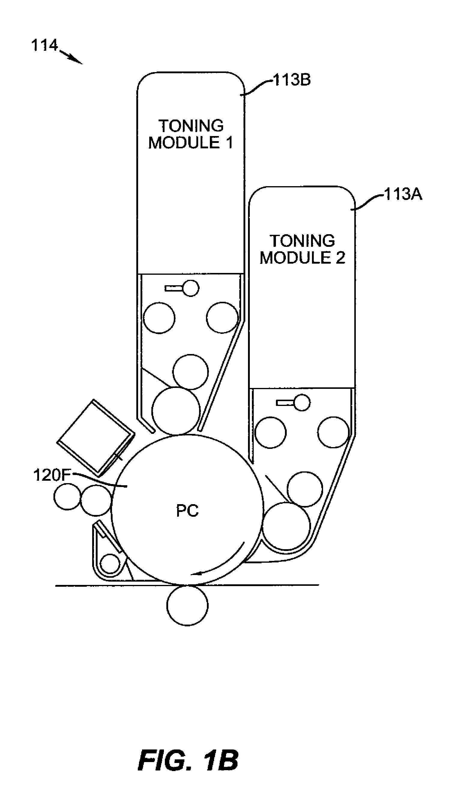 Multipass electrophotographic print engine