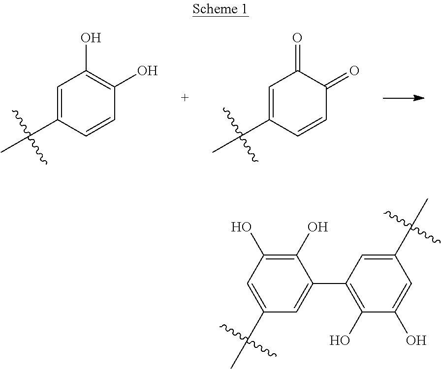 Biomimetic adhesive compositions comprising a phenolic polymer and methods for use thereof