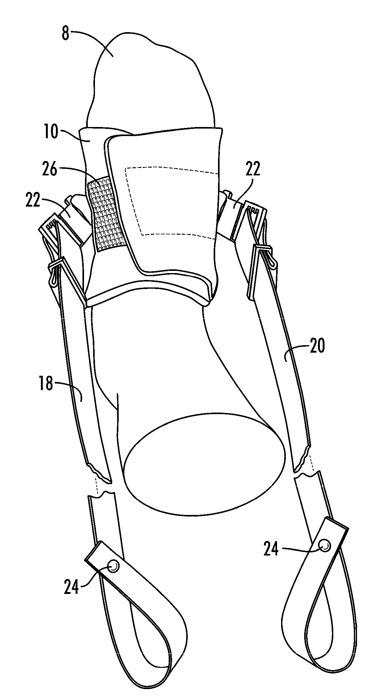 Knee rehabilitation device