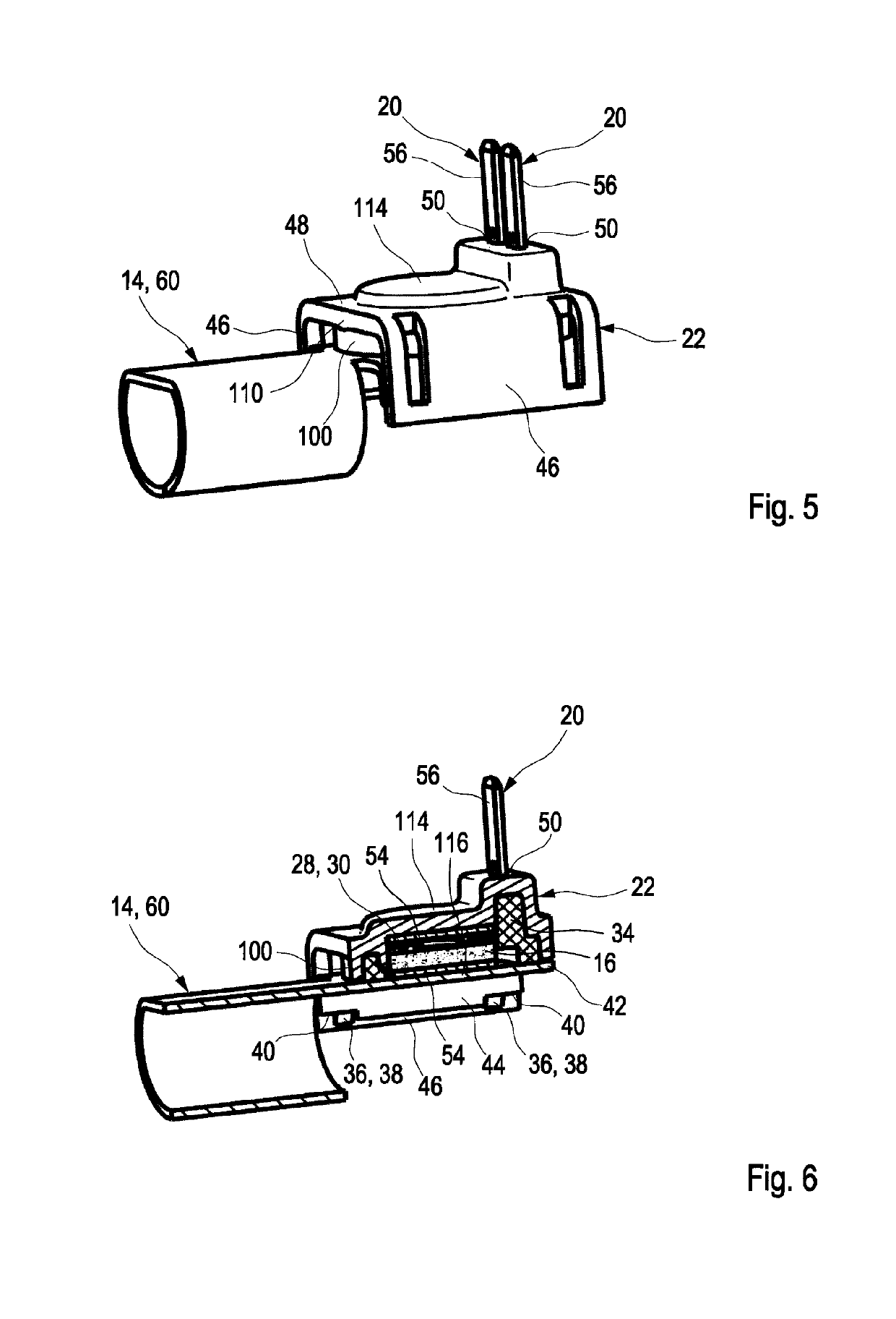 Heating device for a fluid line